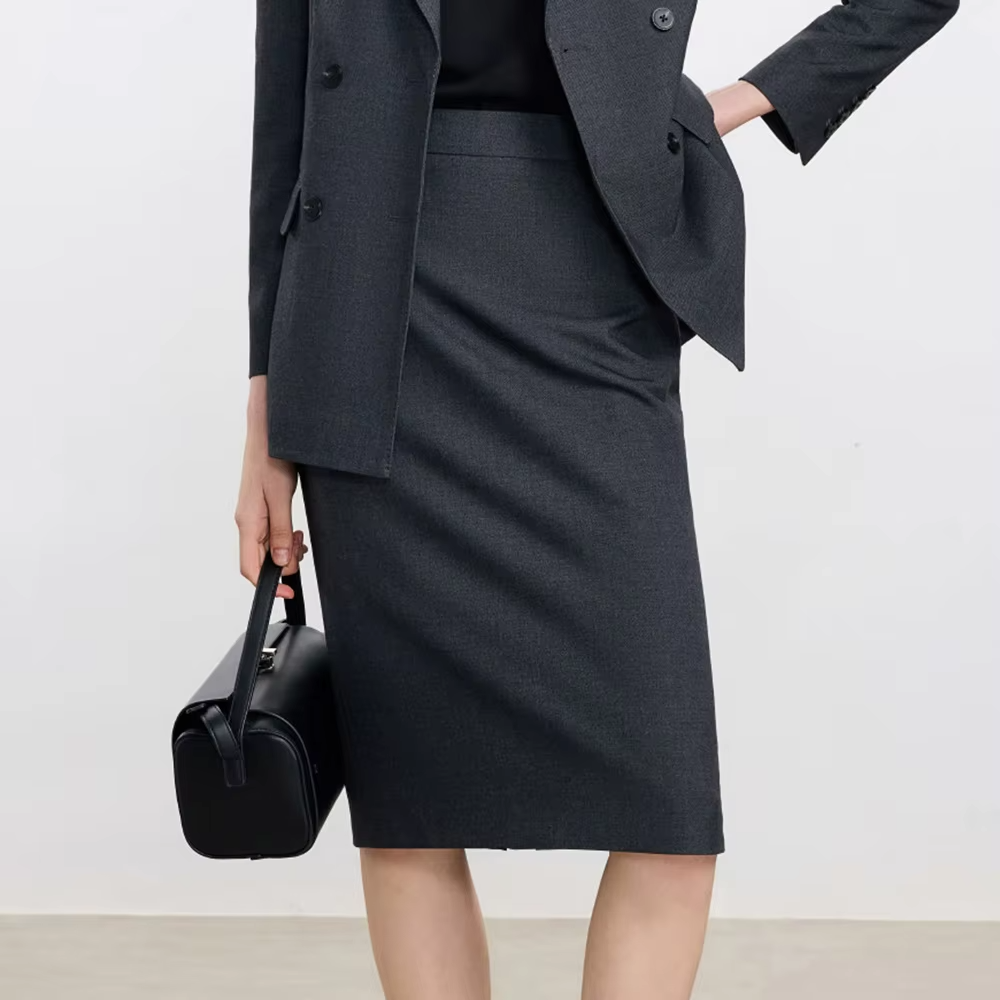 Classic business style double-breasted suit set for women,luxury fashion,professional attire,commuting style,suit dress skirt